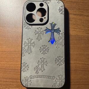 Chrome Hearts IPhone 15 Pro phone case